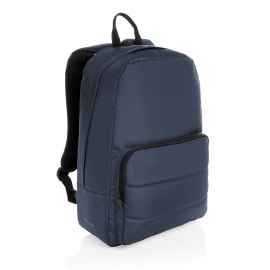 Рюкзак для ноутбука Impact Basic из RPET AWARE™, 15.6', темно-синий, Цвет: темно-синий, Размер: Длина 30,5 см., ширина 12 см., высота 44,5 см.