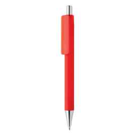 Ручка X8 Smooth Touch, красный, Цвет: красный, Размер: , высота 14 см., диаметр 1,1 см.