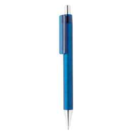 Ручка X8 Metallic, синий, Цвет: синий, Размер: , высота 14 см., диаметр 1,1 см.