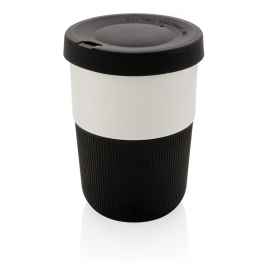 Стакан из PLA для кофе с собой 380 мл, черный, Цвет: черный, Размер: , высота 11,5 см., диаметр 8,6 см.