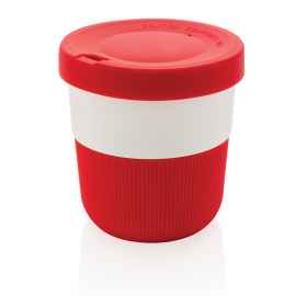 Стакан из PLA для кофе с собой, 280 мл, красный, Цвет: красный, Размер: , высота 8,6 см., диаметр 8,6 см.