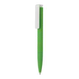 Ручка X7 Smooth Touch, зеленый, белый, Цвет: зеленый, белый, Размер: , высота 14 см., диаметр 1,1 см.