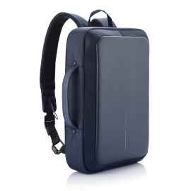 Сумка-рюкзак Bobby Bizz с защитой от карманников, Синий, Цвет: синий, черный, Размер: Длина 28 см., ширина 10 см., высота 41 см.