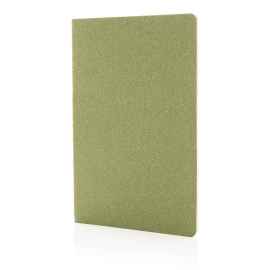 Тонкий блокнот Standard в мягкой обложке, А5, Зеленый, Цвет: зеленый, Размер: Длина 21 см., ширина 14 см., высота 0,5 см.