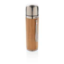 Герметичный вакуумный термос для путешествий Bamboo, 450 мл, коричневый, Цвет: коричневый, Размер: , высота 24,3 см., диаметр 6,5 см.