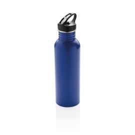 Спортивная бутылка для воды Deluxe, Синий, Цвет: синий, Размер: , высота 26 см., диаметр 7 см.