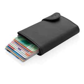 Кошелек XL с держателем для карт C-Secure RFID, черный, Цвет: черный, Размер: Длина 7 см., ширина 2 см., высота 9,8 см., диаметр 12 см.