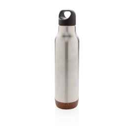 Герметичная вакуумная бутылка Cork, 600 мл, Серый, Цвет: серебряный, Размер: , высота 29 см., диаметр 7,2 см.