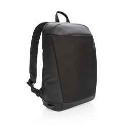 Антикражный рюкзак Madrid с разъемом USB и защитой RFID, Черный, Цвет: черный, Размер: Длина 30 см., ширина 14,5 см., высота 45,5 см.