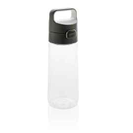 Герметичная бутылка для воды Hydrate, Серый, Цвет: прозрачный, темно-серый, Размер: , высота 23,4 см., диаметр 7,4 см.