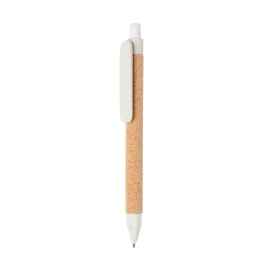 Эко-ручка Write, белый, белый,, Цвет: белый, Размер: , высота 14 см., диаметр 1,1 см.