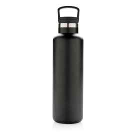 Герметичная вакуумная бутылка, Черный, Цвет: черный, Размер: , высота 27,5 см., диаметр 7,3 см.