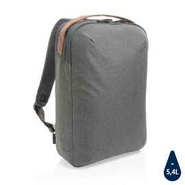 Двухцветный рюкзак Impact из RPET AWARE™ для ноутбука 15.6', Серый, Цвет: серый, Размер: Длина 29 см., ширина 10 см., высота 42 см.