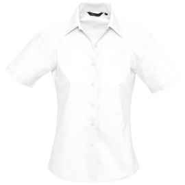 Рубашка женская с коротким рукавом Elite белая, размер L, Цвет: белый, Размер: L