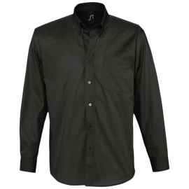 Рубашка мужская с длинным рукавом Bel Air черная, размер 4XL, Цвет: черный, Размер: 4XL