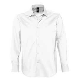 Рубашка мужская с длинным рукавом Brighton белая, размер S, Цвет: белый, Размер: S