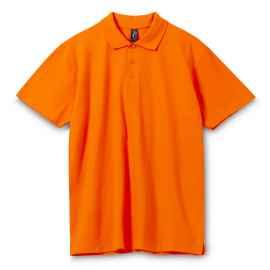 Рубашка поло мужская Spring 210 оранжевая, размер XXL, Цвет: оранжевый, Размер: XXL