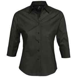 Рубашка женская с рукавом 3/4 Effect 140 черная, размер XL, Цвет: черный, Размер: XL