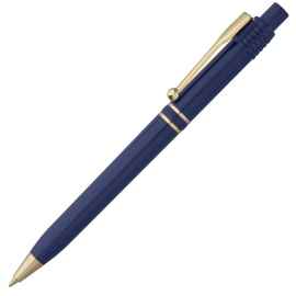 Ручка шариковая Raja Gold, синяя, Цвет: синий, Размер: 14х1 см