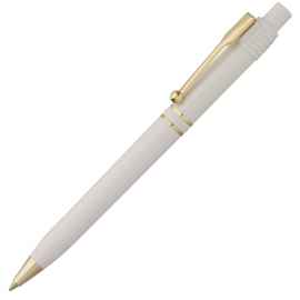 Ручка шариковая Raja Gold, белая, Цвет: белый, Размер: 14х1 см