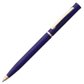 Ручка шариковая Euro Gold, синяя, Цвет: синий, Размер: 13