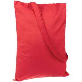 Холщовая сумка Basic 105, красная, Цвет: красный, Размер: 38х42 см