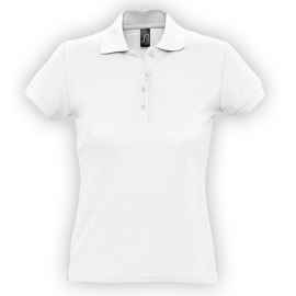 Рубашка поло женская Passion 170 белая, размер XXL, Цвет: белый, Размер: XXL