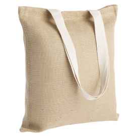 Холщовая сумка на плечо Juhu, неокрашенная, Цвет: неокрашенный, Размер: 42х38 с