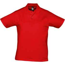 Рубашка поло мужская Prescott men 170 красная, размер S, Цвет: красный, Размер: S