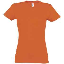 Футболка женская Imperial women 190 оранжевая, размер L, Цвет: оранжевый, Размер: L