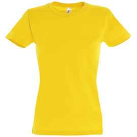 Футболка женская Imperial women 190 желтая, размер XL, Цвет: желтый, Размер: XL