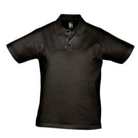 Рубашка поло мужская Prescott men 170 черная, размер S, Цвет: черный, Размер: S