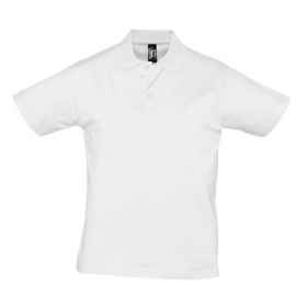 Рубашка поло мужская Prescott men 170 белая, размер S, Цвет: белый, Размер: S