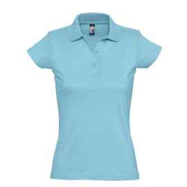 Рубашка поло женская Prescott women 170 бирюзовая, размер S, Цвет: бирюзовый, Размер: S