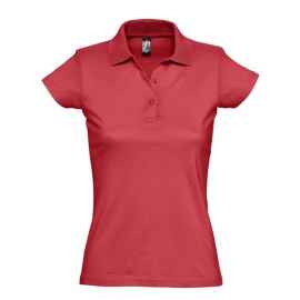 Рубашка поло женская Prescott women 170 красная, размер S, Цвет: красный, Размер: S