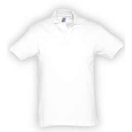 Рубашка поло мужская Spirit 240 белая, размер S, Цвет: белый, Размер: S
