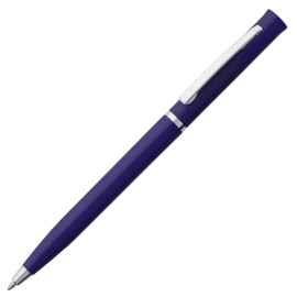 Ручка шариковая Euro Chrome, синяя, Цвет: синий, Размер: 13