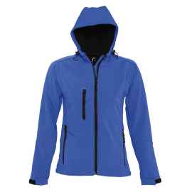 Куртка женская с капюшоном Replay Women ярко-синяя, размер S, Цвет: синий, Размер: S