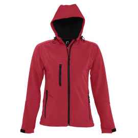 Куртка женская с капюшоном Replay Women красная, размер L, Цвет: красный, Размер: L