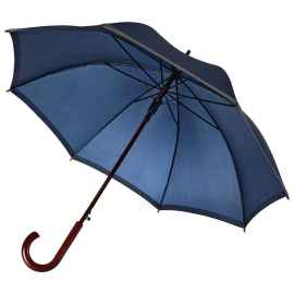 Зонт-трость светоотражающий Unit Reflect, синий, Цвет: синий, Размер: длина 90 см