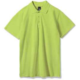 Рубашка поло мужская Summer 170 зеленое яблоко, размер XS, Цвет: зеленое яблоко, Размер: XS