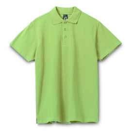 Рубашка поло мужская Spring 210 зеленое яблоко, размер S, Цвет: зеленое яблоко, Размер: XXL