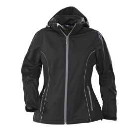 Куртка софтшелл женская Hang Gliding, черная, размер L, Цвет: черный, Размер: L