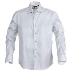 Рубашка мужская в полоску Reno, серая, размер S, Цвет: серый, Размер: S