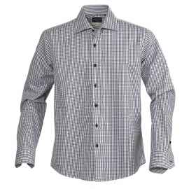 Рубашка мужская в клетку Tribeca, черная, размер S, Цвет: черный, Размер: S