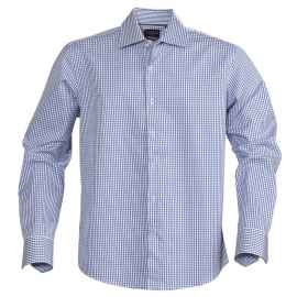 Рубашка мужская в клетку Tribeca, синяя, размер S, Цвет: синий, Размер: S