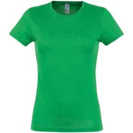 Футболка женская Miss 150 ярко-зеленая, размер S, Цвет: зеленый, Размер: S