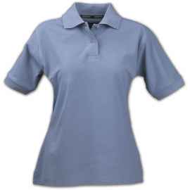 Рубашка поло женская Semora, голубая, размер XL, Цвет: голубой, Размер: XL