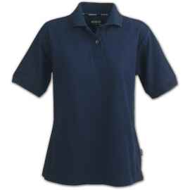 Рубашка поло женская Semora, темно-синяя, размер M, Цвет: темно-синий, Размер: M