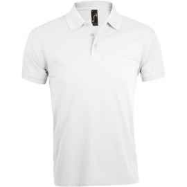 Рубашка поло мужская Prime Men 200 белая, размер S, Цвет: белый, Размер: S